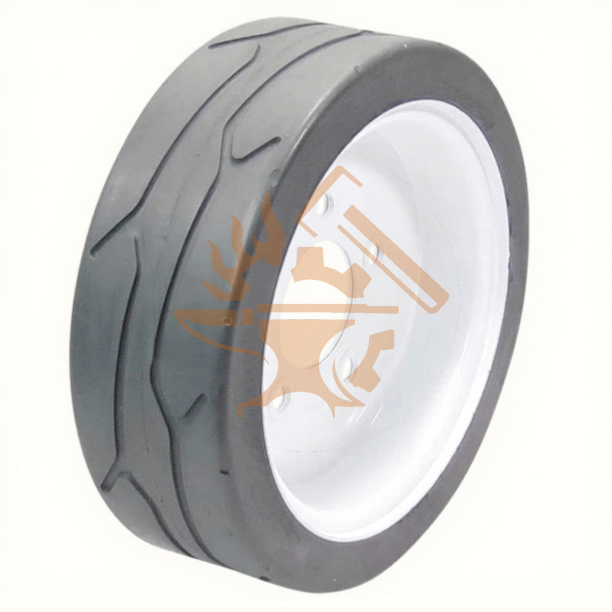 WHEEL/TIRES ASSY NON-MARKING SOLID NO BRAKE 12X4 SKYJACK 158436