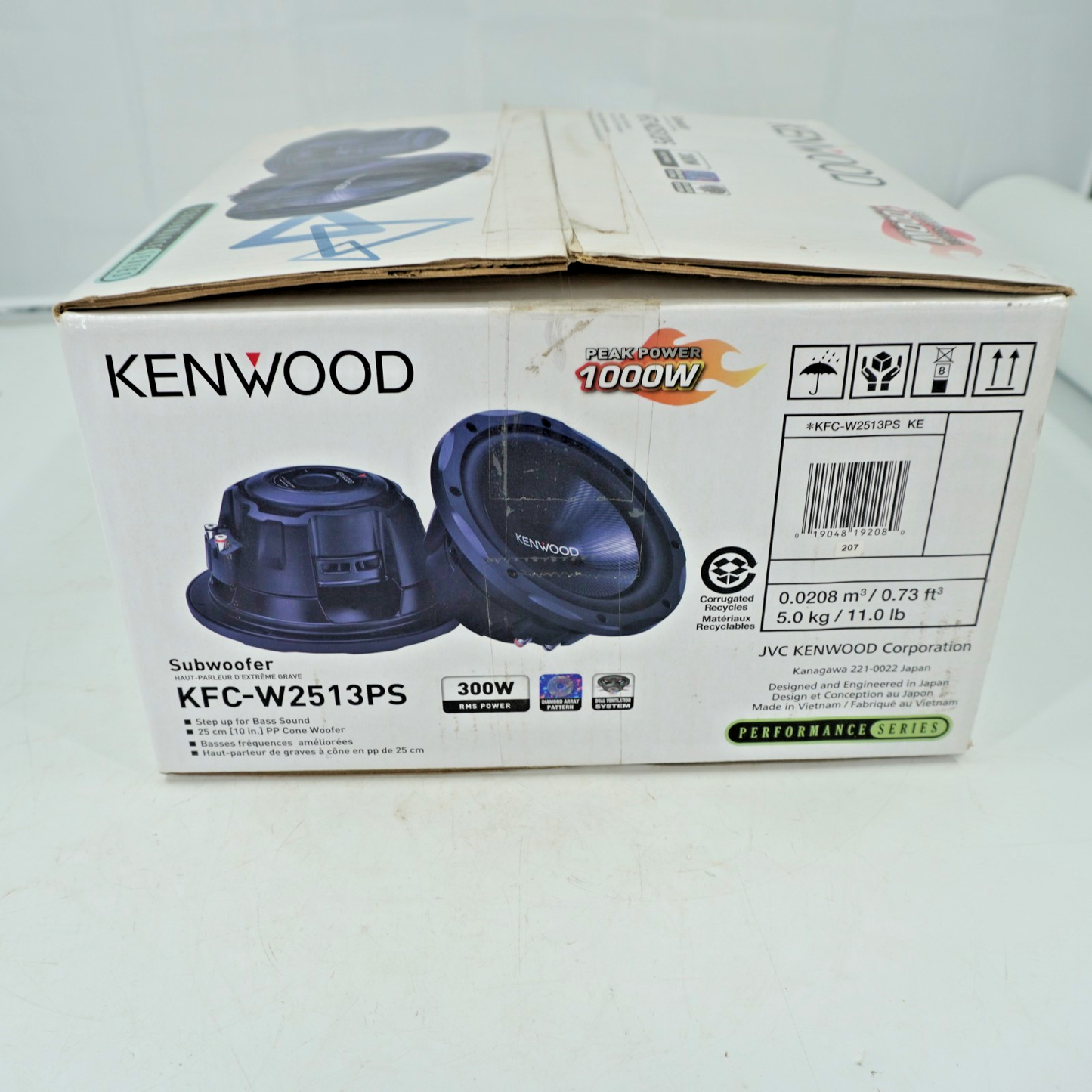 KENWOOD KFC-W2513PS Subwoofer