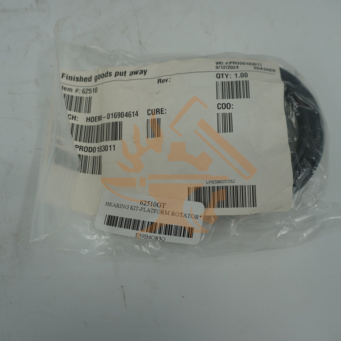 BEARING KIT-PLATFORM ROTATOR GENIE ORG 62510GT