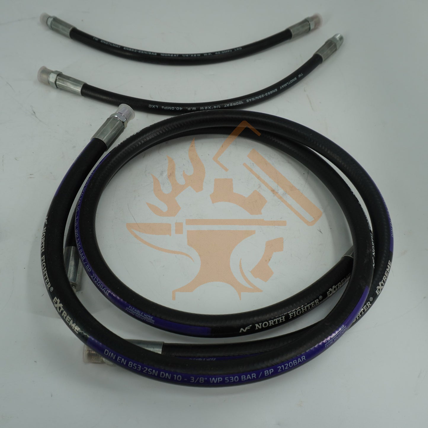 15" 15.5" 42" HYDRAULIC HOSE KIT