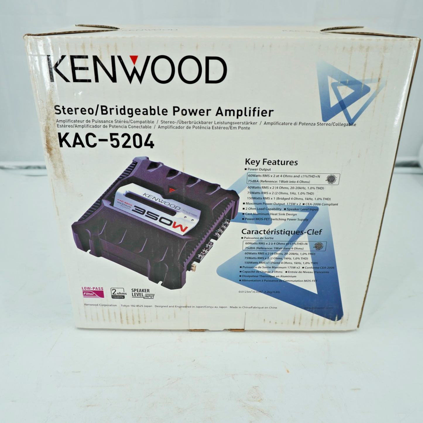Kenwood KAC-511 500W Mono Channel Car Amplifier