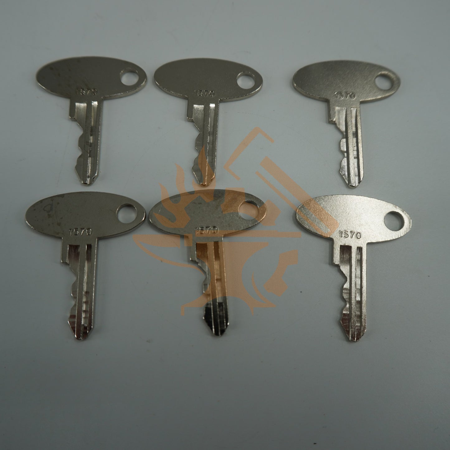 6 Pc 1570 Keys ELI800089 for Ford New Holland 1210 1300 1320 1520 1530 1620 1630