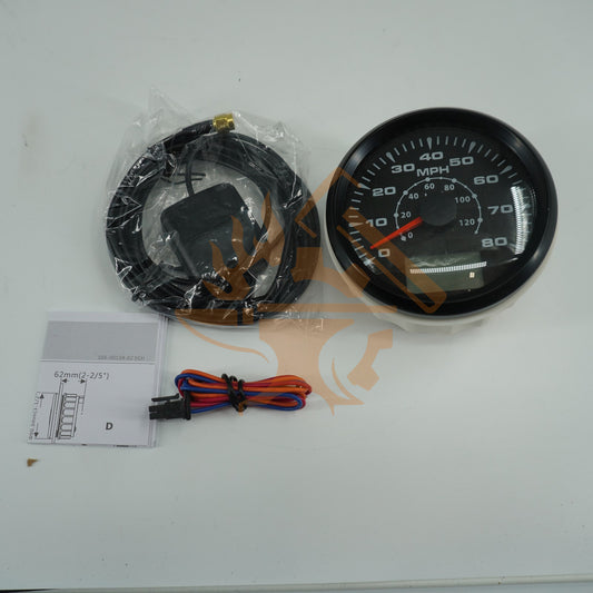 Eling B07DY3MBJL 12V/24V 85mm 0-80MPH 0-120km/h GPS Speedometer Odometer