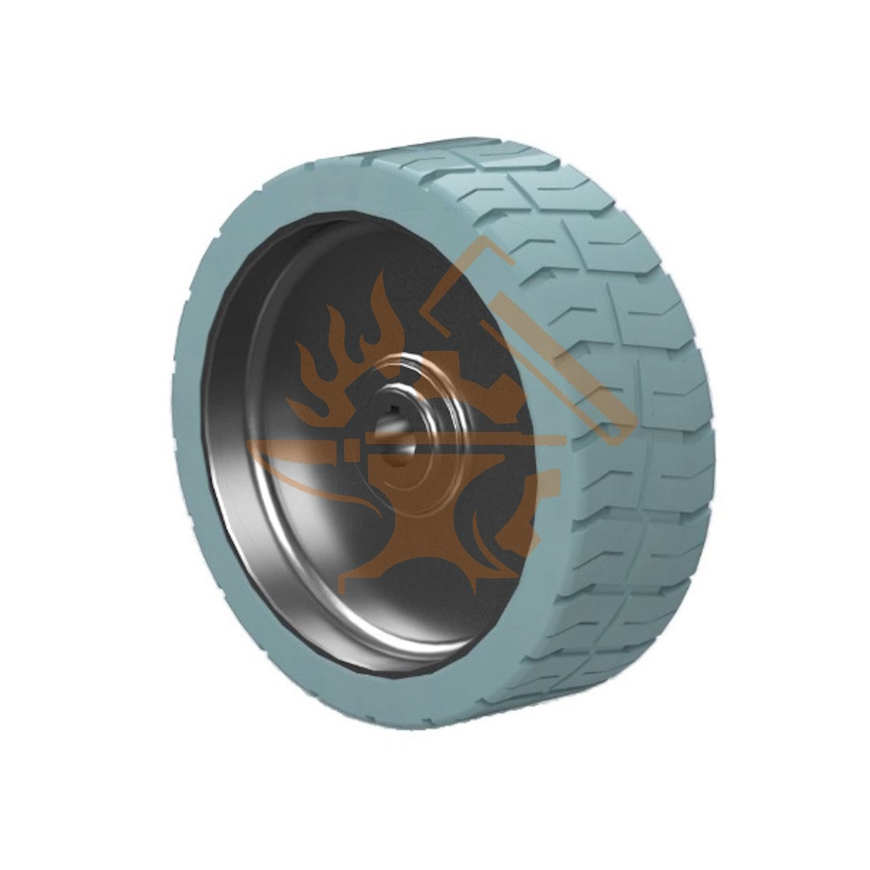 WHEEL/TIRES ASSY NON-MARKING SOLID 15X5 GENIE OEM ORG 105454GT