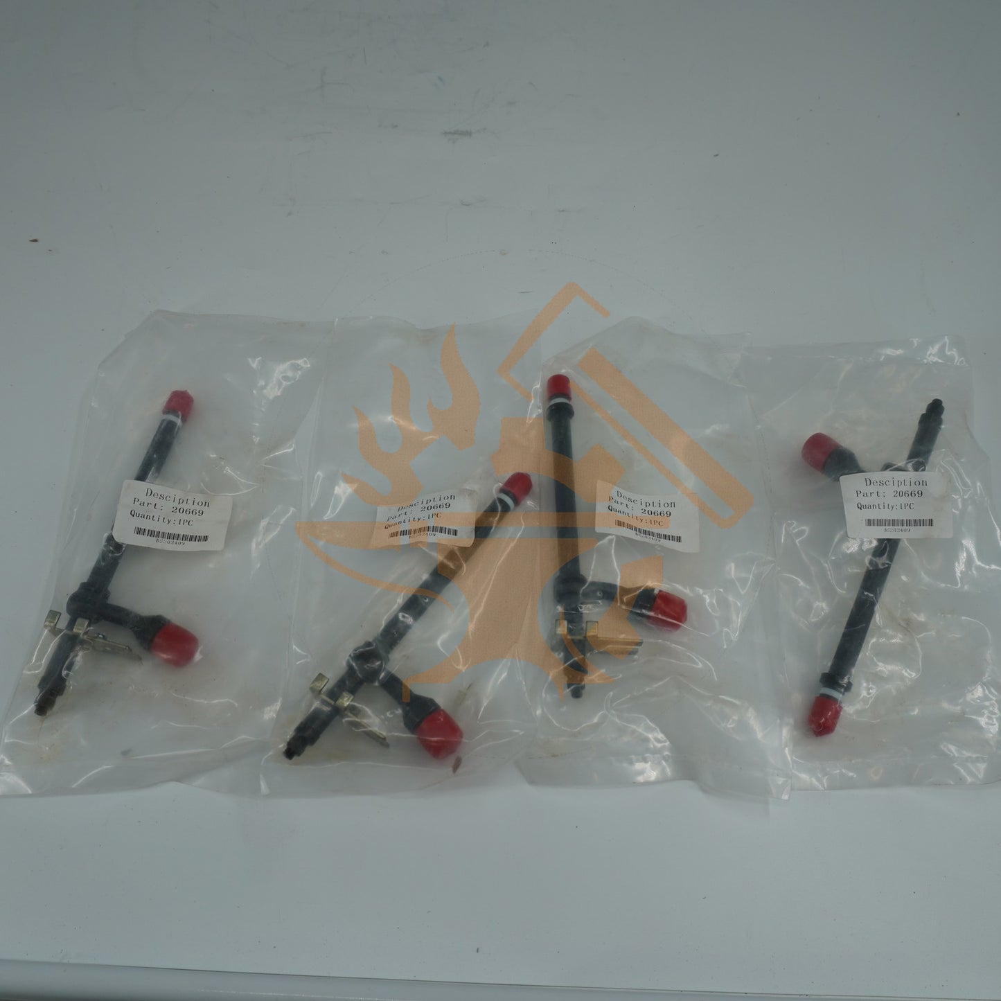 4 Pcs Fuel Injector A140830 for CASE 336B 336D 504BD 301BD Engine 850B 870 800