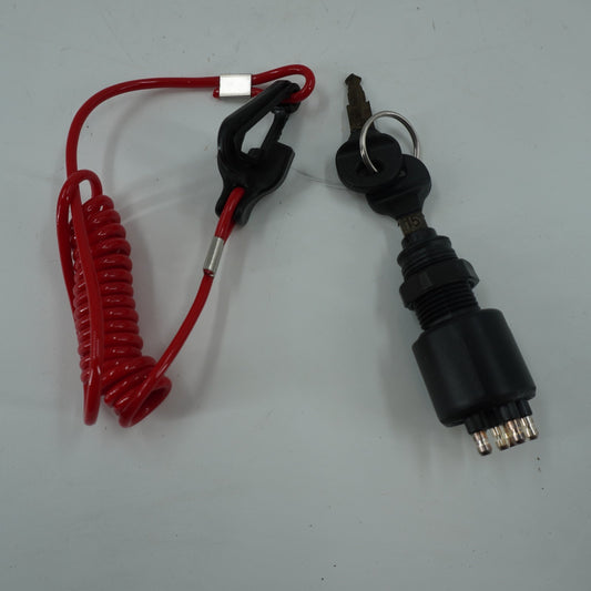 Ignition Key Switch w/Lanyard for Johnson Evinrude OMC BRP 5005801 765562 175974