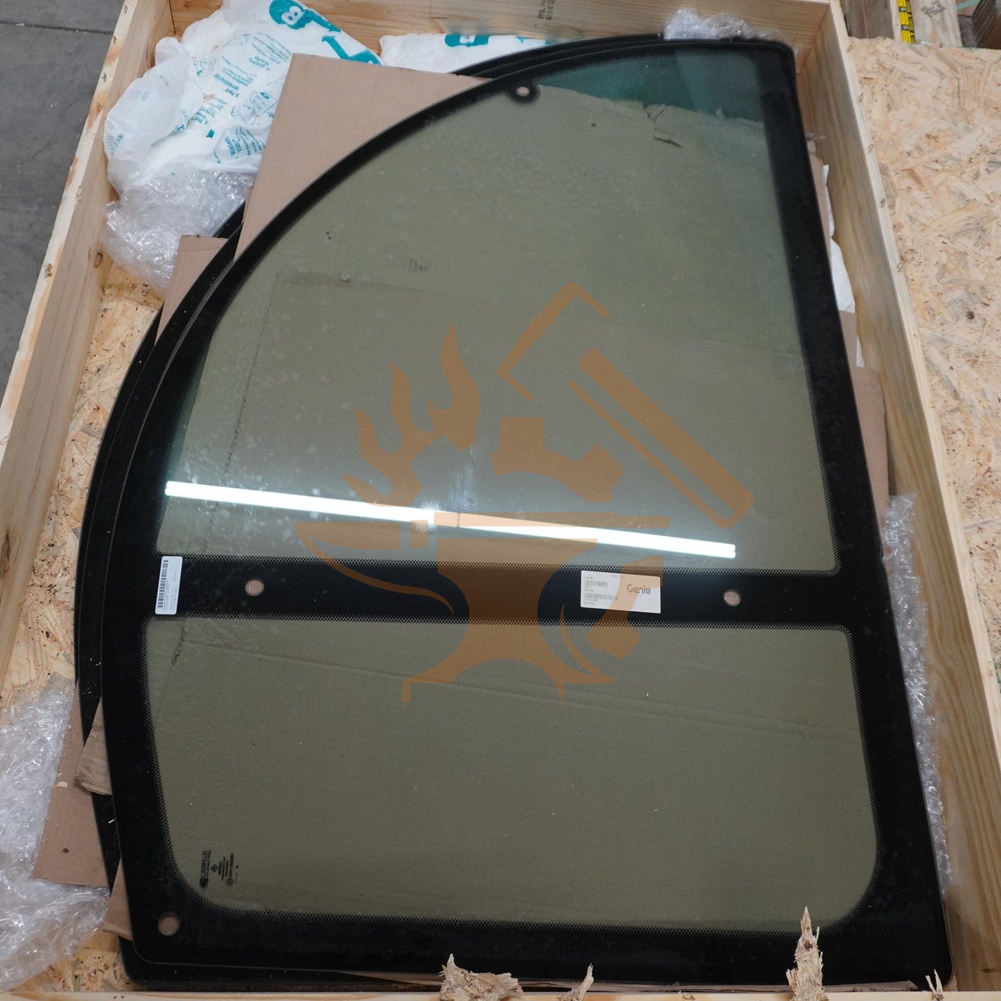 LEFT FRONT GLASS GENIE OEM ORG 07.0740.0465GT