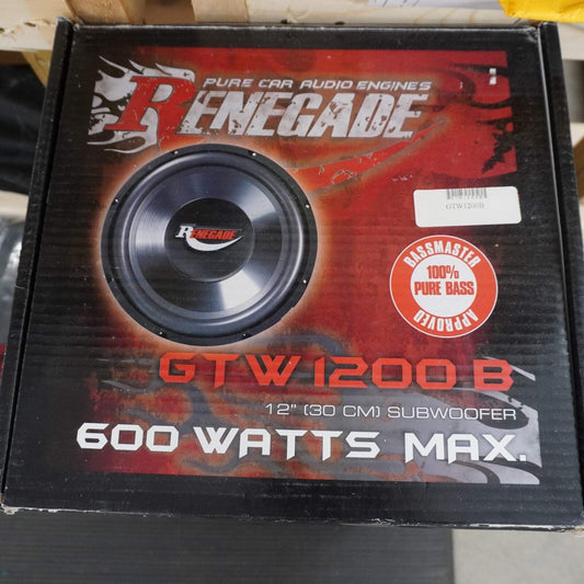 1200W Renegade GTW1200 Subwoofer