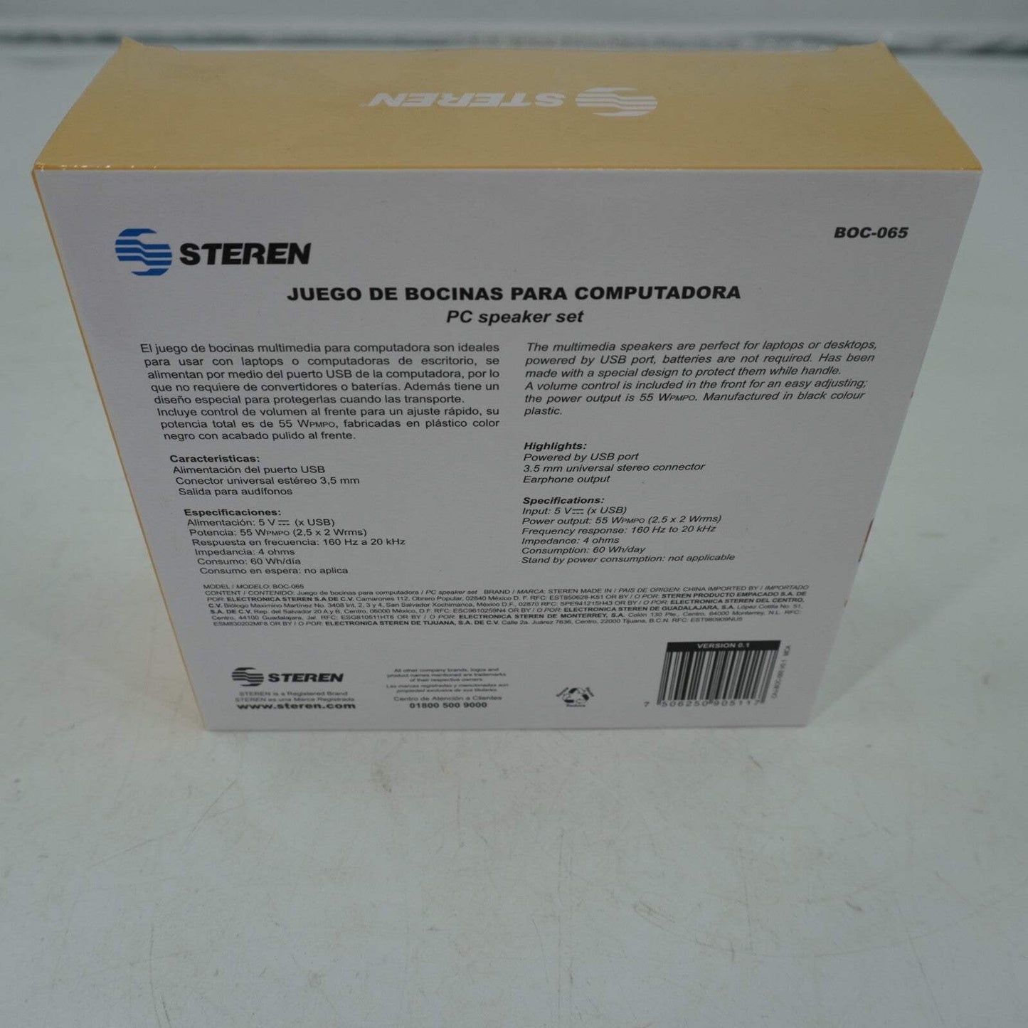 STEREN PC SPEAKER SET BOC-065