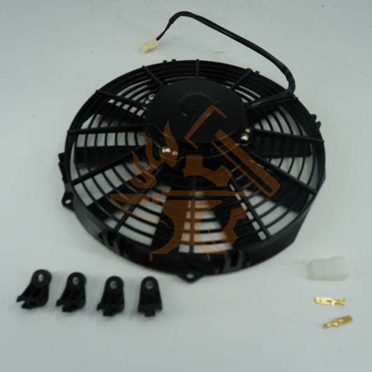 12V 11" STRAIGHT BLADE PUSHER FAN