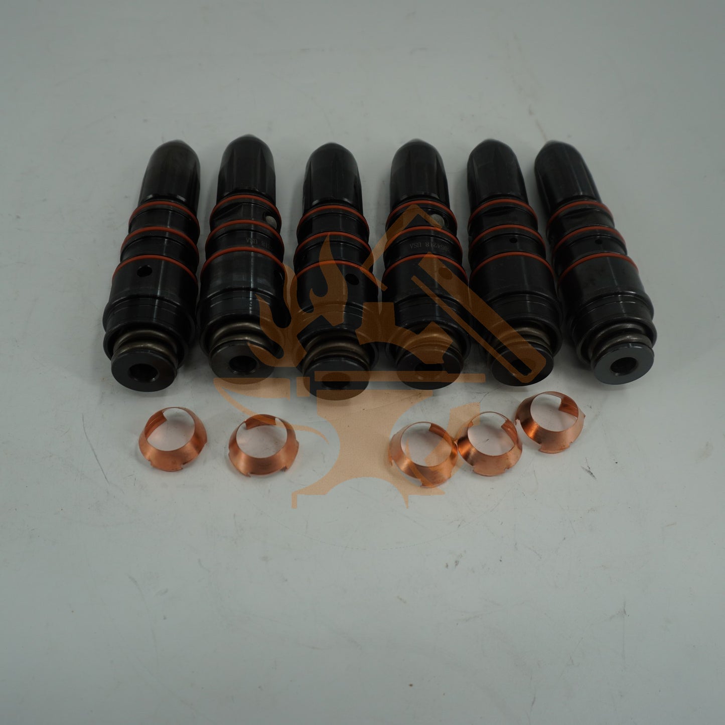 6 Pieces Fuel Injector 3054218 for Cummins Engine N855 NT855 NH855 N14