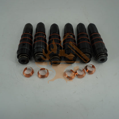 6 Pieces Fuel Injector 3054218 for Cummins Engine N855 NT855 NH855 N14
