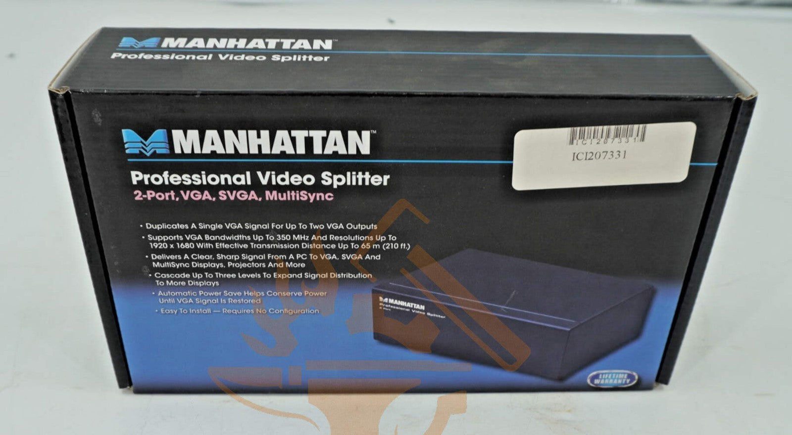 MANHATTAN 207331 Professional Video Splitter (2 Port)