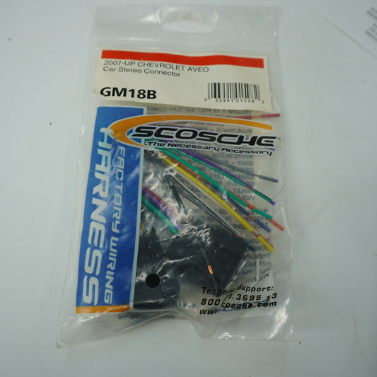 SCOSCHE GM18B WIRING HARNESS FOR 2007-2011 GMC,CHEVEROLET,BUICK