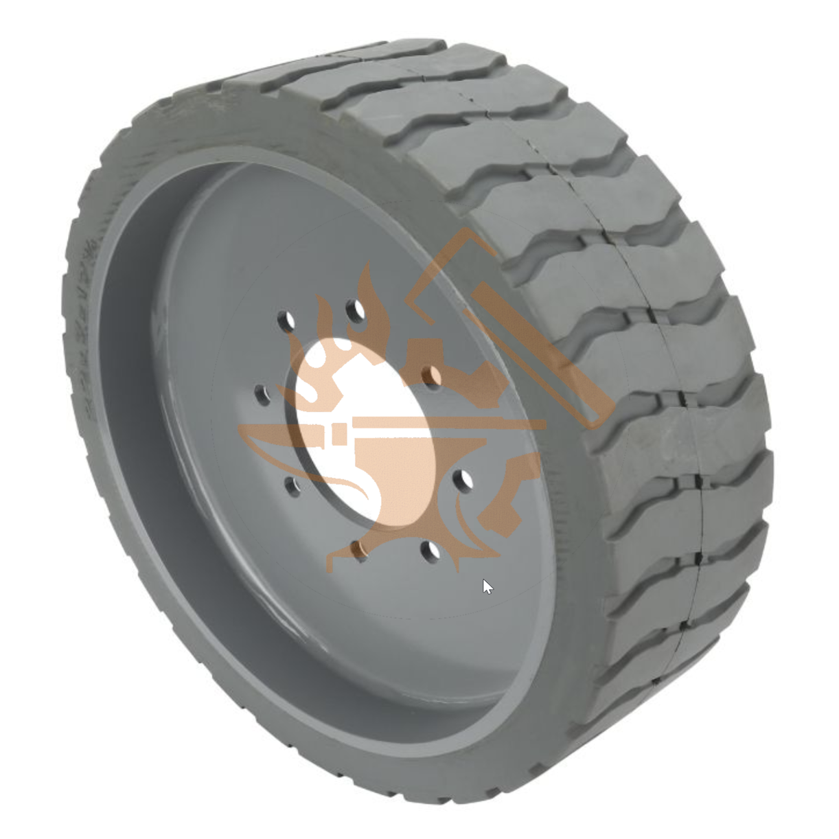 WHEEL/TIRES ASSY NON-MARKING SOLID 22X7 FRONT GENIE OEM ORG 94908GT