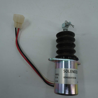 12V Fuel ShutOff Solenoid AM882277 John Deere Compact Tractor 670 770 870 970