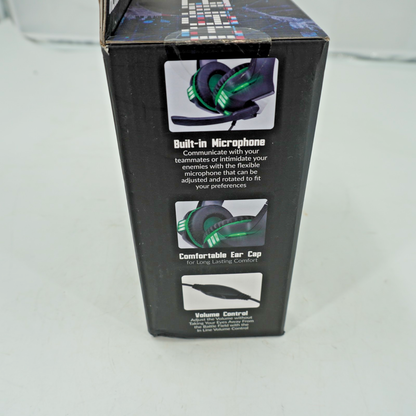 IQ Sound IQ-460G Gaming Headset - Stereo Mini-phone 3.5mm Wired