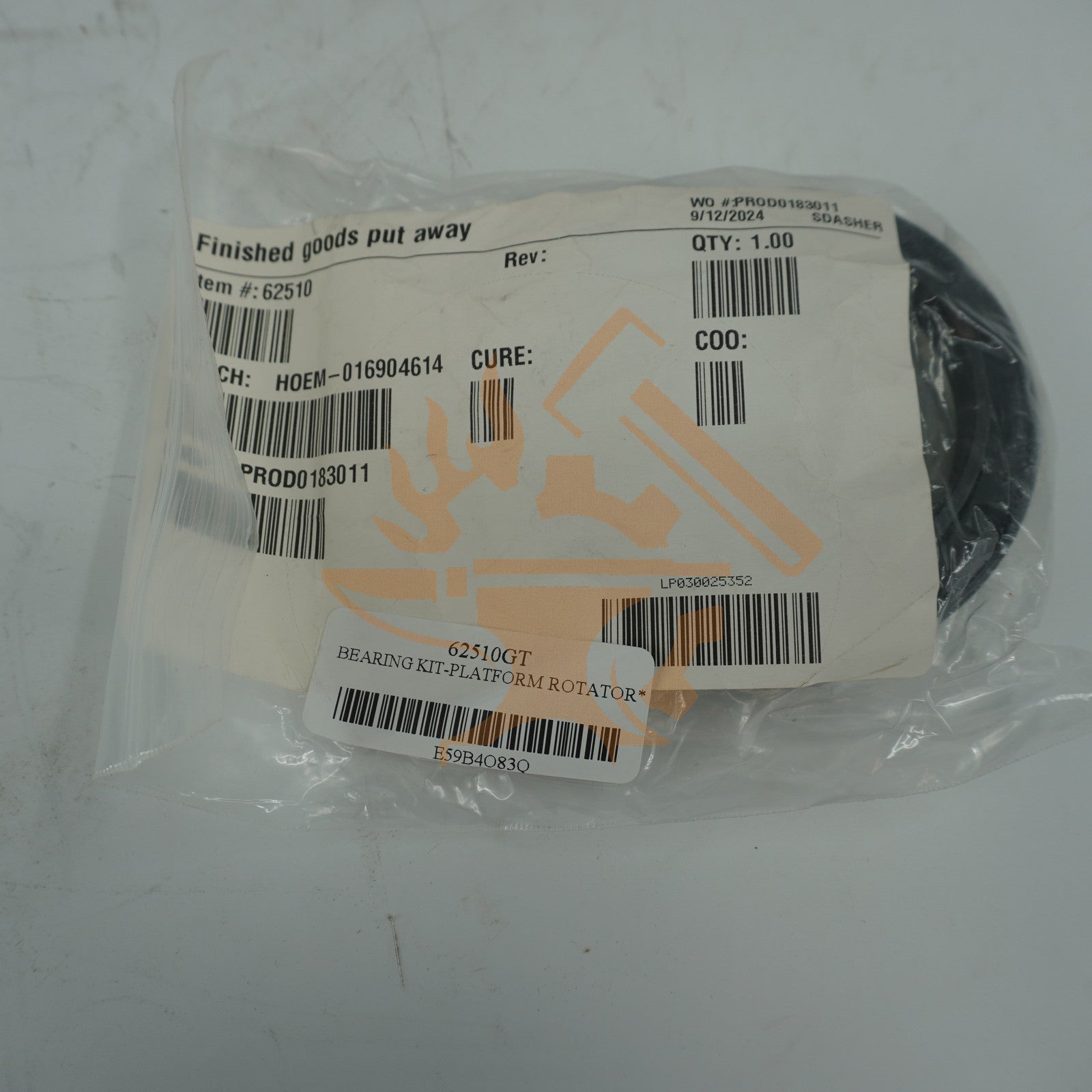 BEARING KIT-PLATFORM ROTATOR GENIE ORG 62510GT