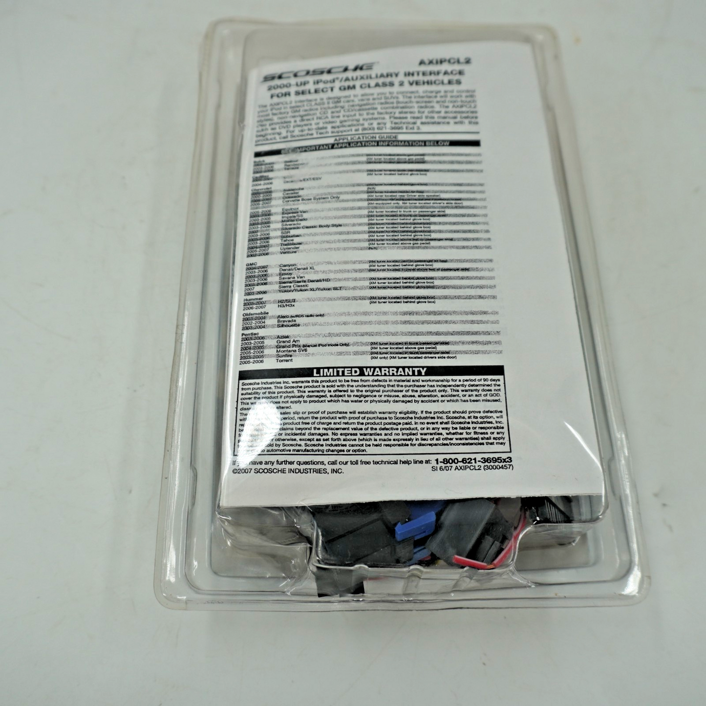 SCOSCHE AXIPCL2 CORVETTE IPOD/IPHONE ADAPTER CLASS 2