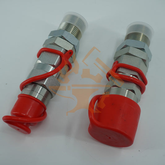 Hydraulic Quick-Connect Coupler Kit AT312877 KV13884 for John Deere 332 326D 280