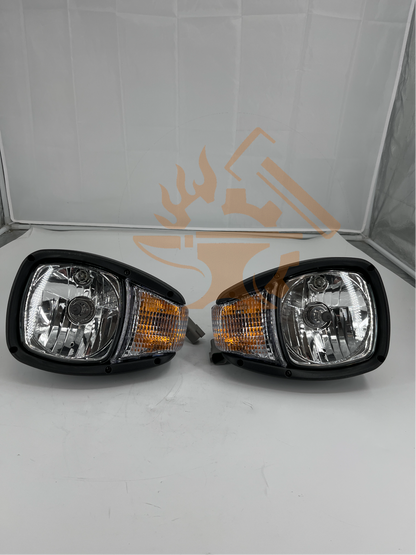 24V A Pair Headlight 195-0192 195-0191 for CAT 3054C 3044C C4.4 3054 906H 907H