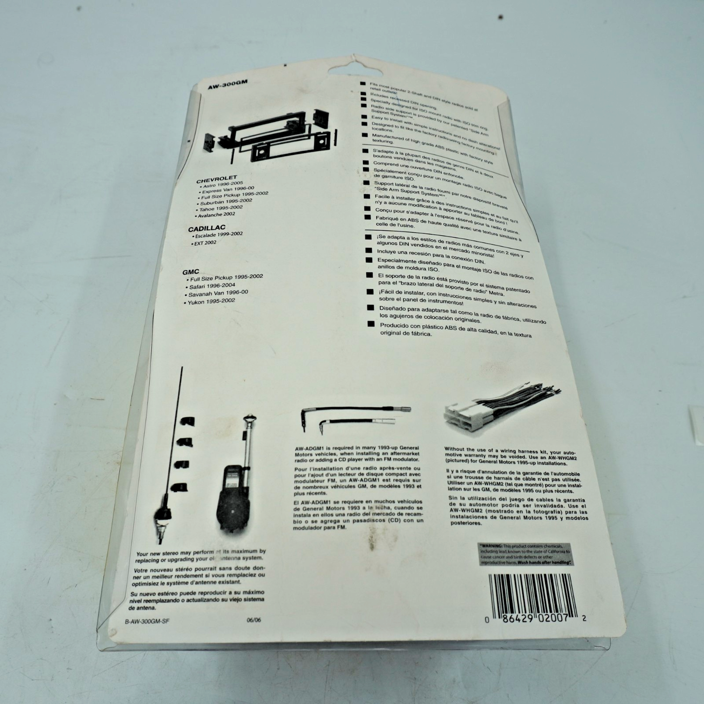 METRA AW-300GM CAR STEREO INSTALL DASH KIT