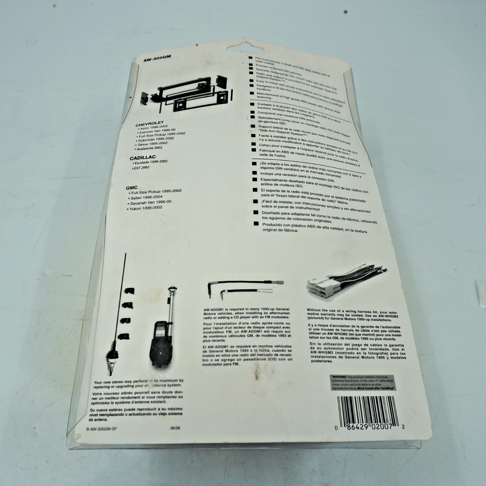 METRA AW-300GM CAR STEREO INSTALL DASH KIT