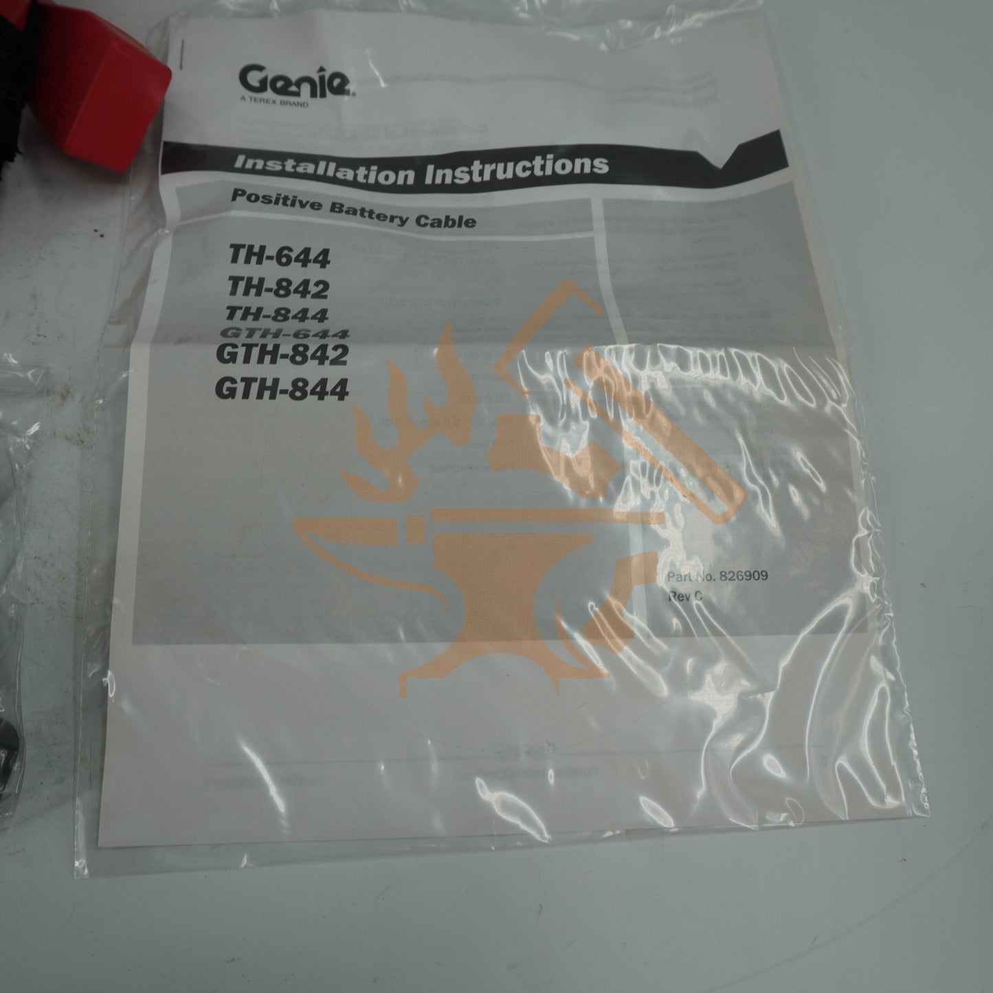 POS BATTERY 6/8K SVC CABLE ASSY GENIE OEM ORG 826416GT