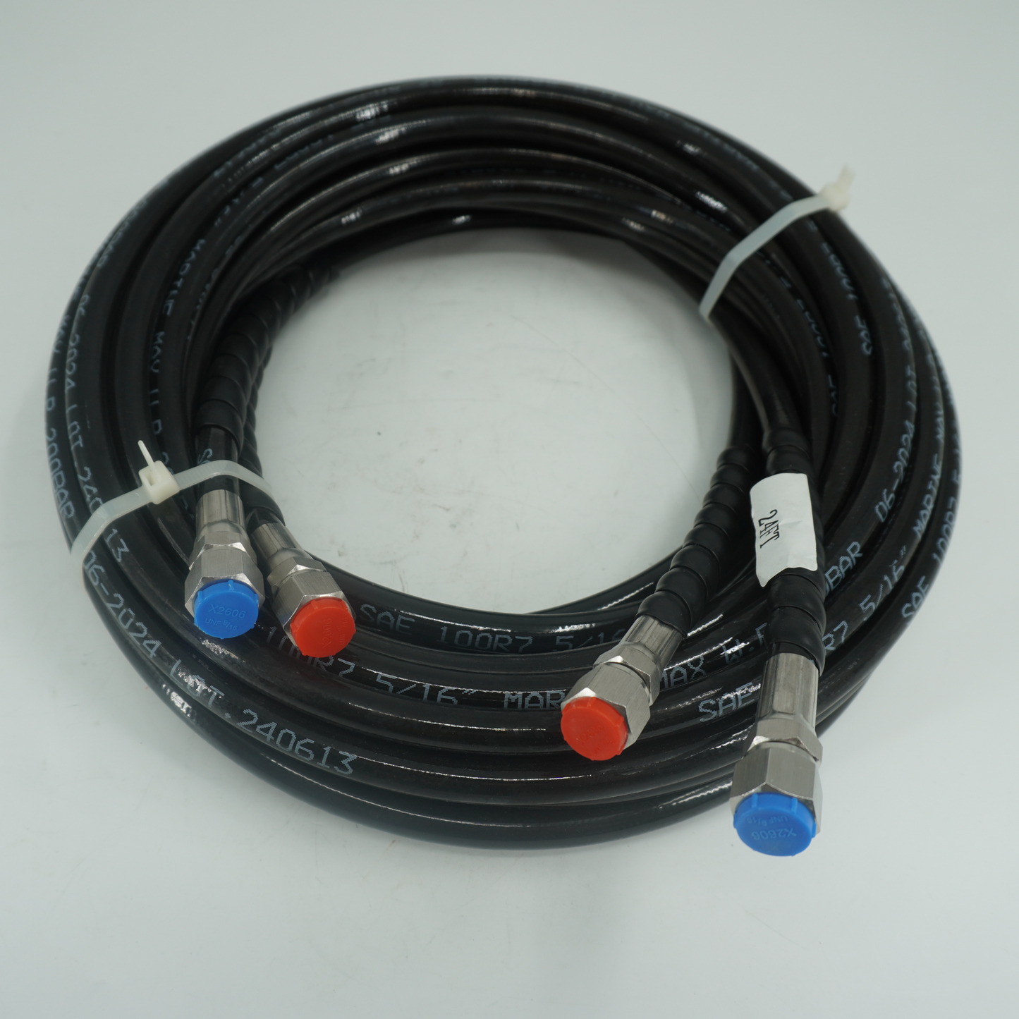 24FT Hose Kit HO5124 for SeaStar Outboard Hydraulic Steering System