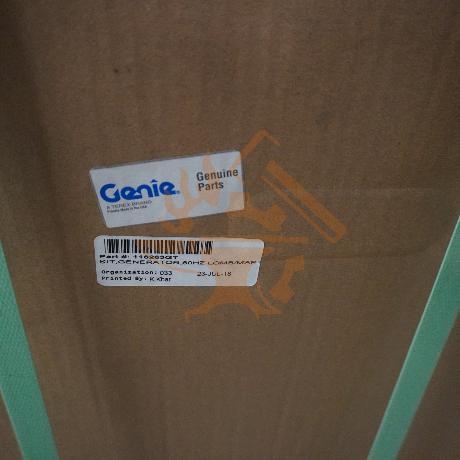 GENERATOR KIT 60HZ LOMB/MAR GENIE OEM ORG 116263GT