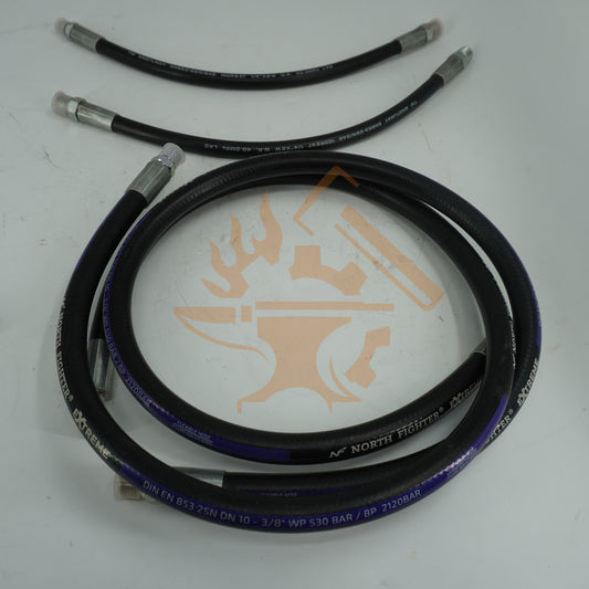 15" 15.5" 42" HYDRAULIC HOSE KIT