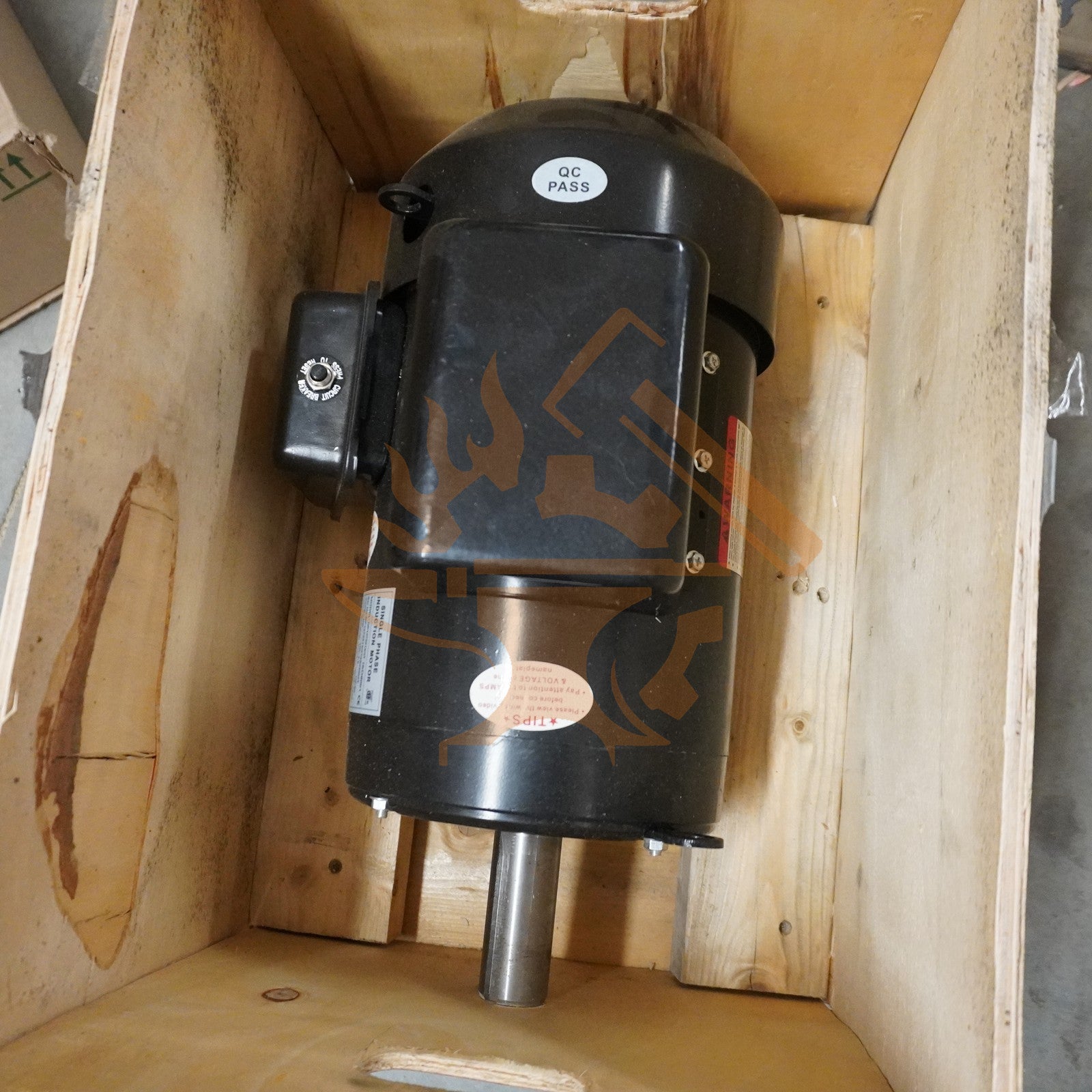 7.5HP 3450RPM Single Phase 230V Electric Motor 23172604 for Ingersoll Rand A/C