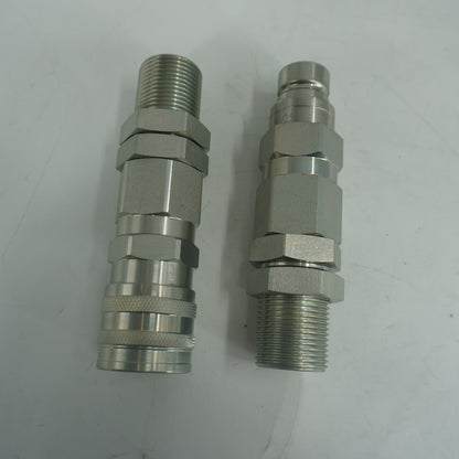 Hydraulic Quick-Connect Coupler Kit AT312877 KV13884 for John Deere 332 326D 280