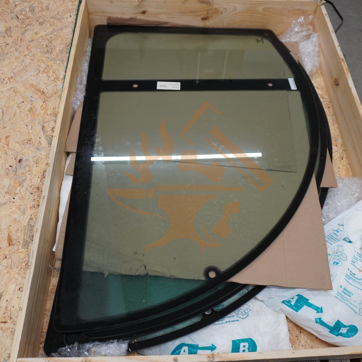 LEFT FRONT GLASS GENIE OEM ORG 07.0740.0465GT