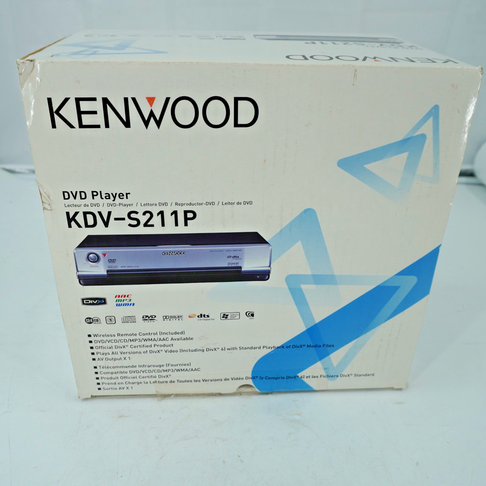 KENWOOD KDV-S211P DVD PLAYER