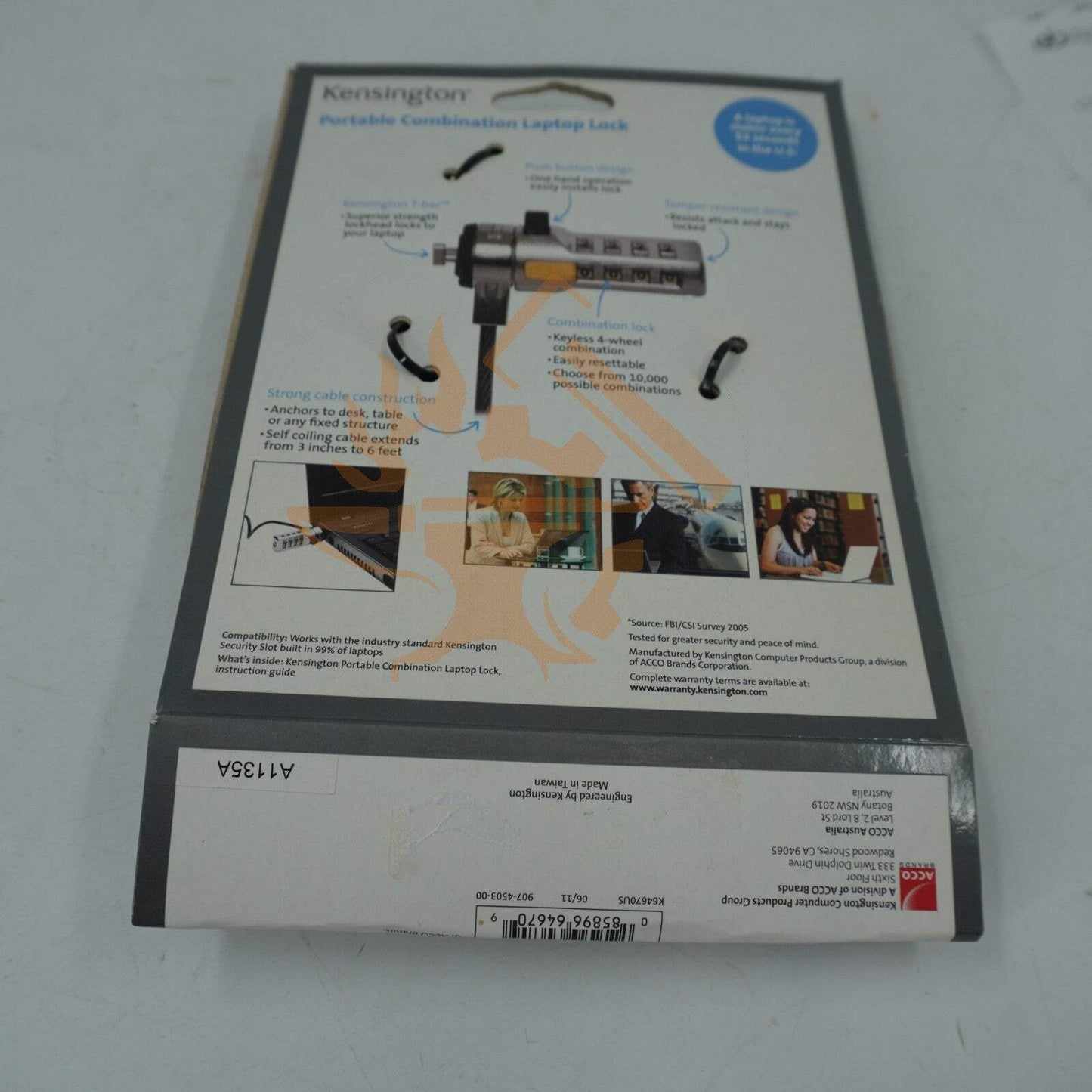 KENSINGTON Combination Laptop Lock