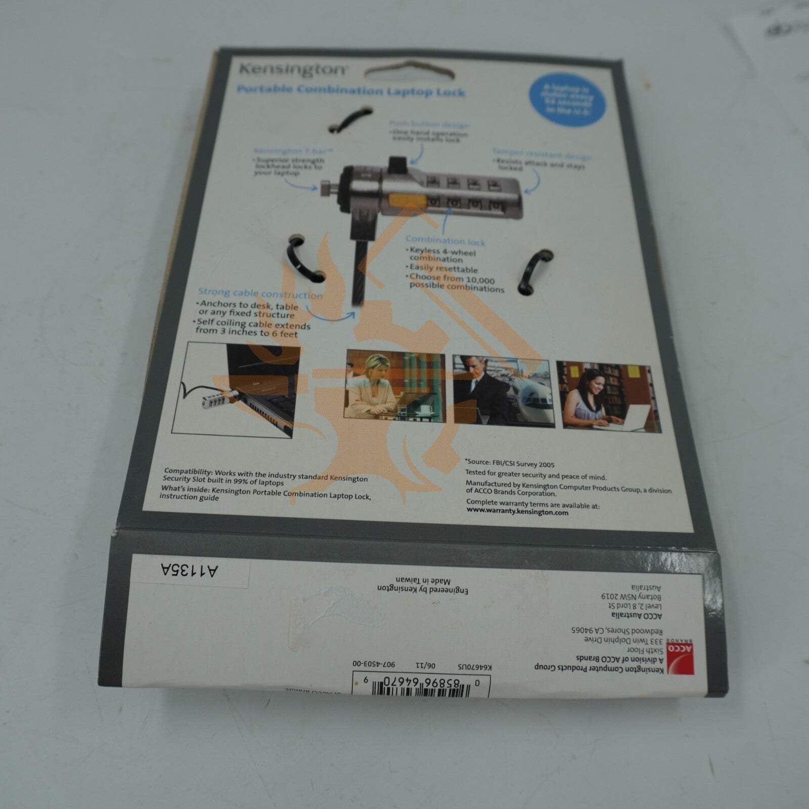 KENSINGTON Combination Laptop Lock