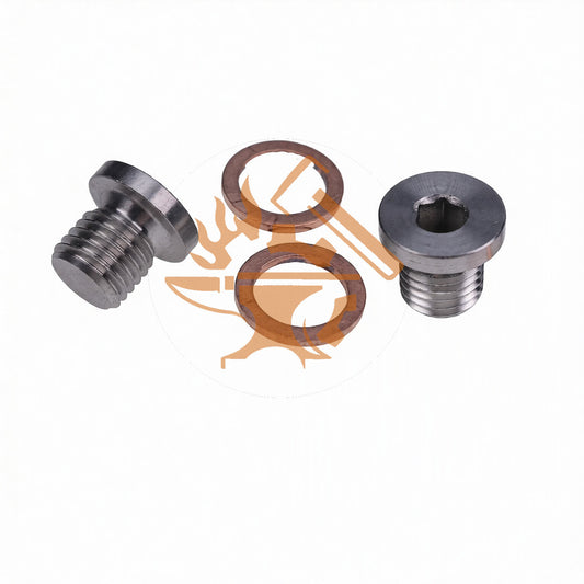 2 Oil Drain Plug And Washer Set 7052306 5812232 for Polaris 450 570 600 700 1000