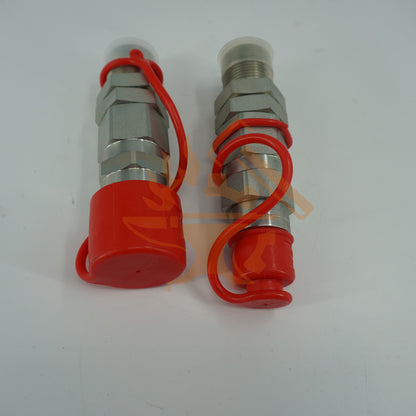 Hydraulic Quick-Connect Coupler Kit AT312877 KV13884 for John Deere 332 326D 280