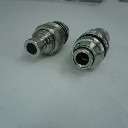 Male & Female Flat Face Coupler Kit 6679837 6680018 for Bobcat 753 763 773 863