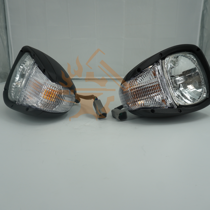 24V A Pair Headlight 195-0192 195-0191 for CAT 3054C 3044C C4.4 3054 906H 907H