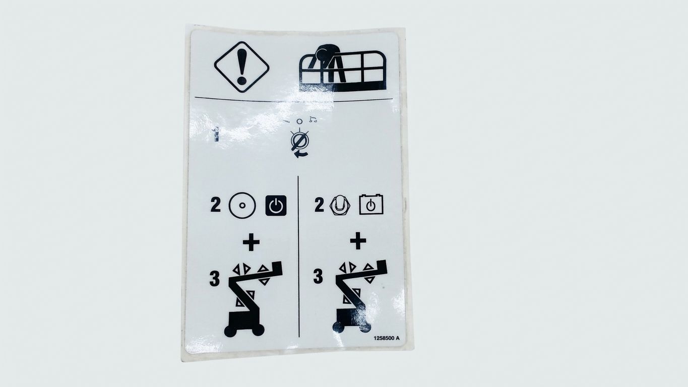 DECAL, Z-33, EMERGENCY DESCENT