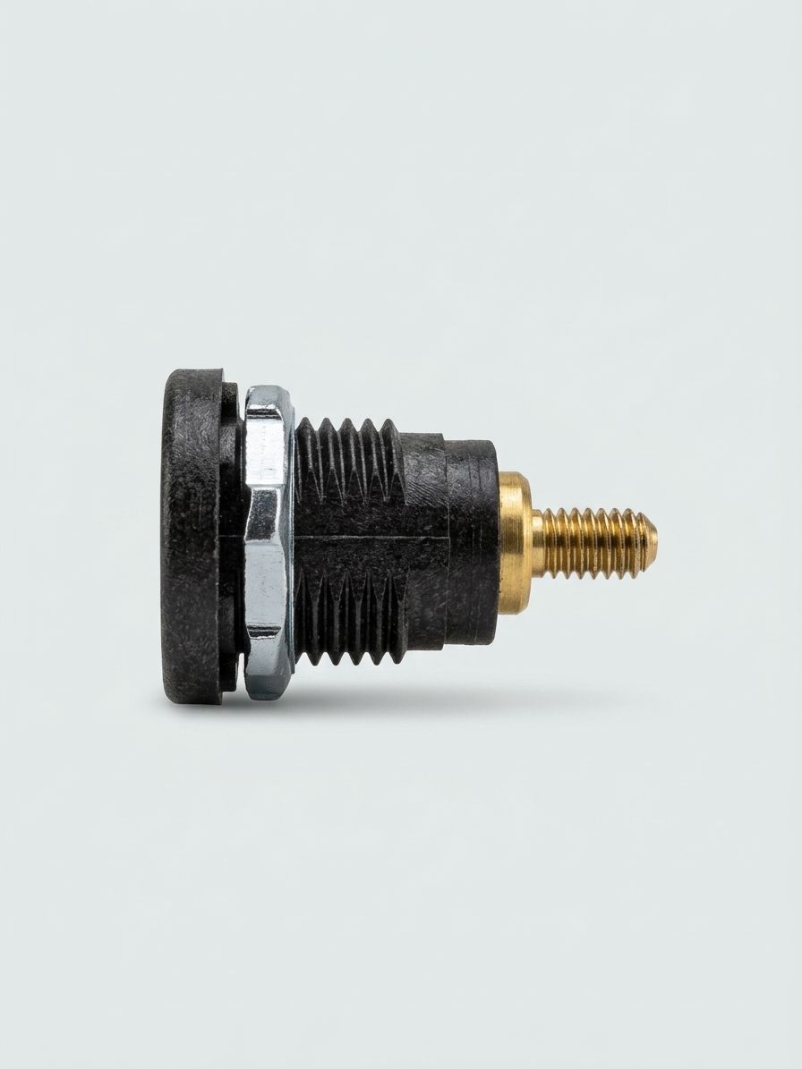 BATTERY BOX RECEPTACLE, BLACK
