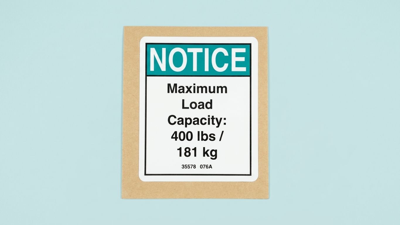 DECAL, NOTICE, MAX CAPACITY 400