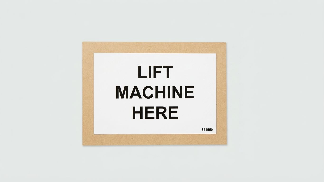 DECAL- LIFT MACHINEHERE