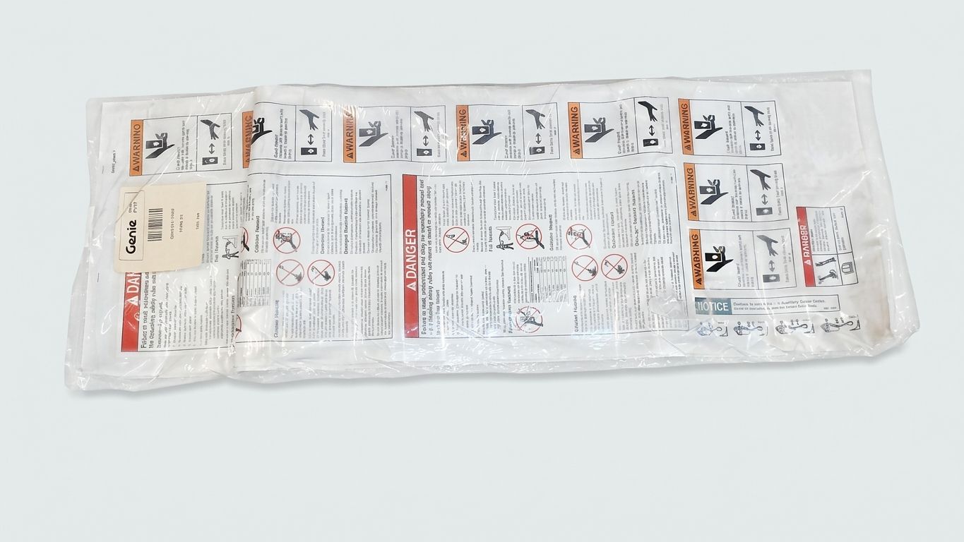 DECAL KIT, INSTR, S60/65 GAS
