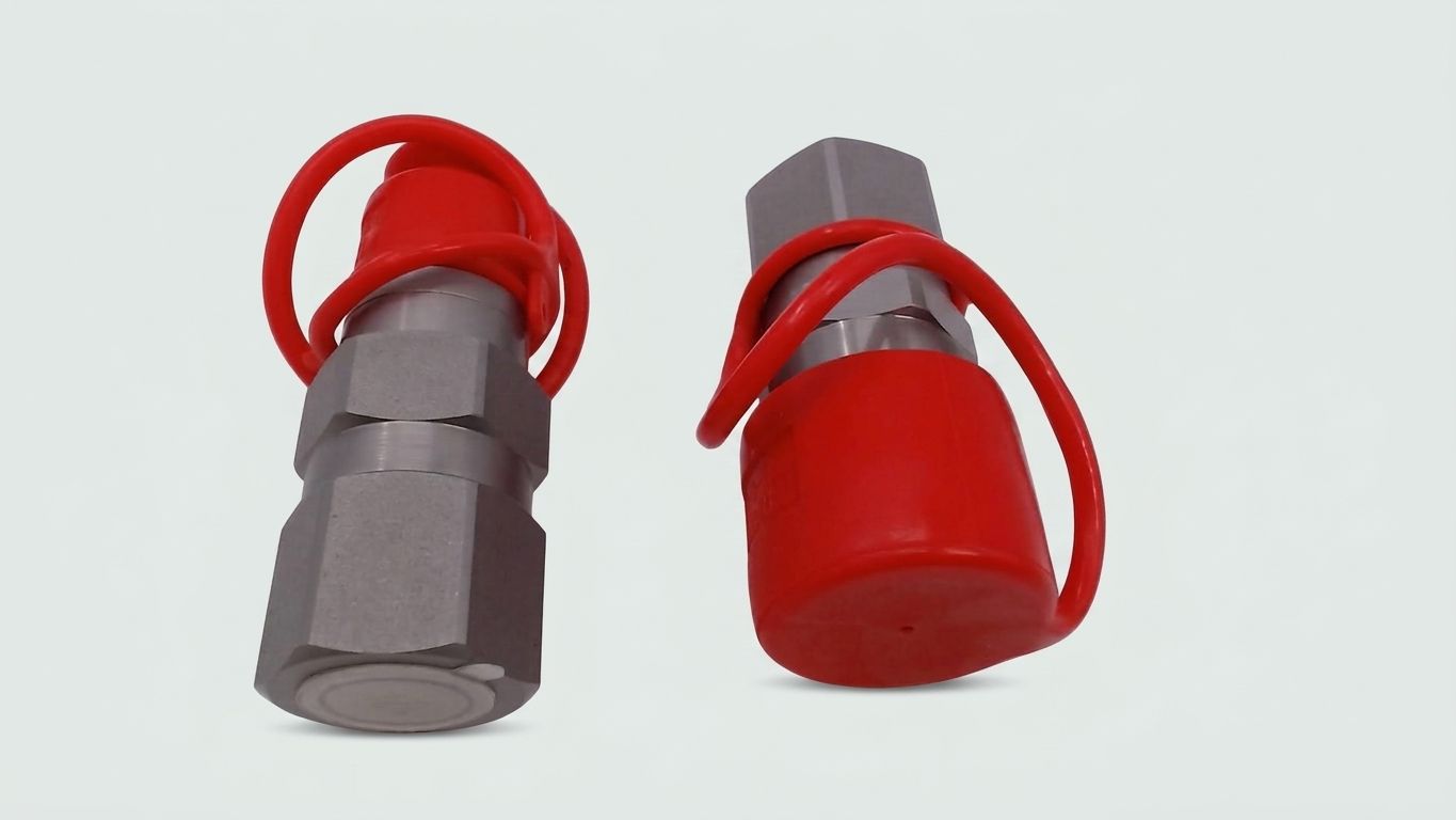 5/8'' FLAT FACE HYDRAULIC QUICK CONNECT COUPLER SET