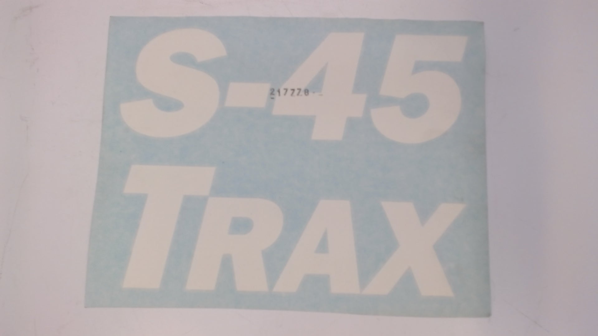 DECAL, COSMETIC, S45 TRAX