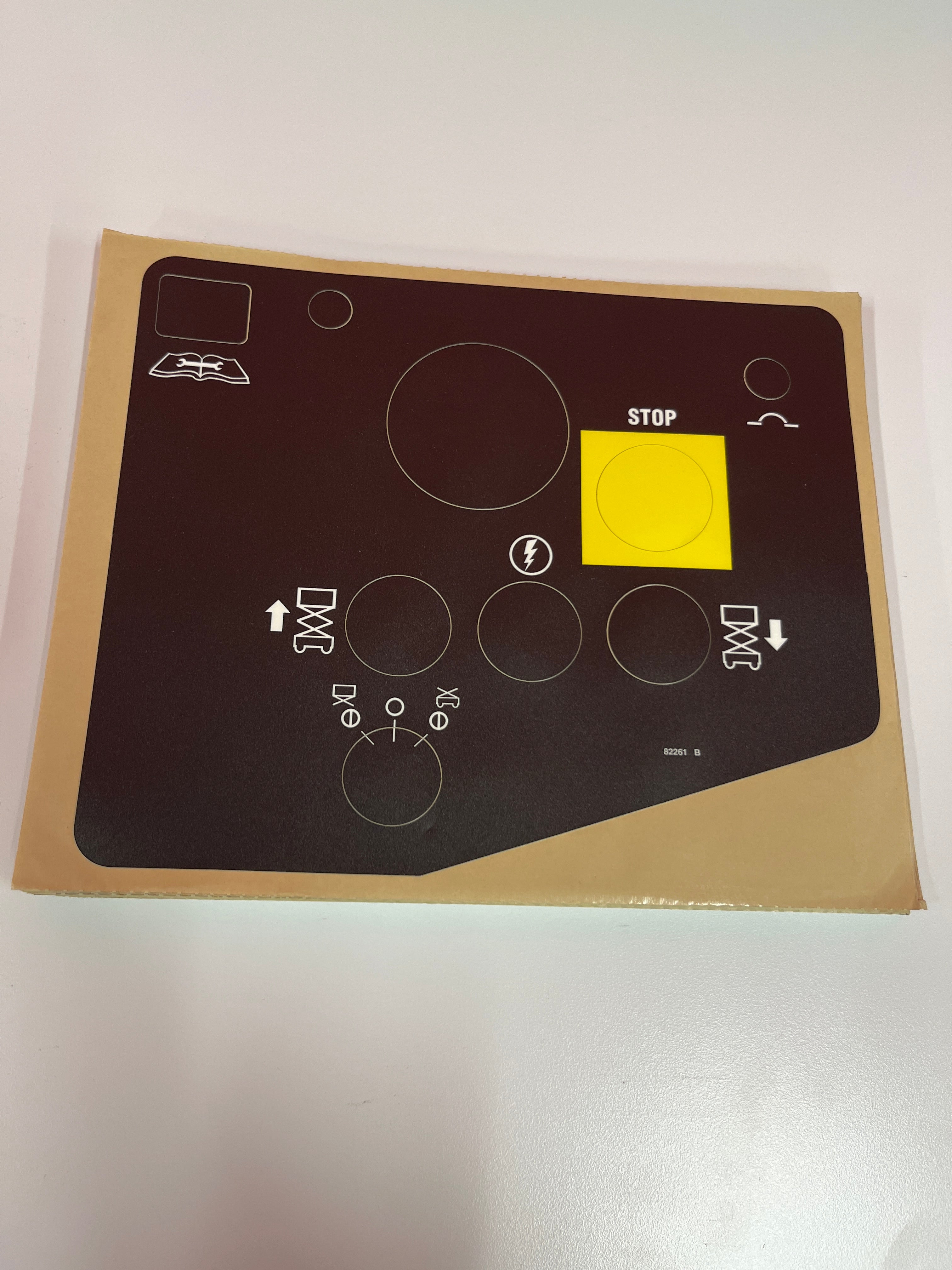 DECAL, GROUND CONTROL PANEL