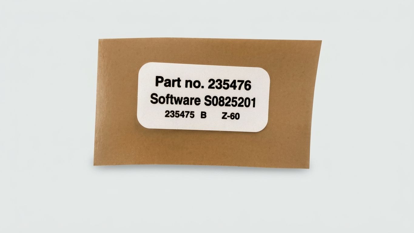 DECAL, LABEL, ALC500 Z60 LEGACY V201